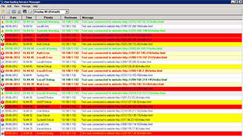 Manage syslog messages and SNMP traps