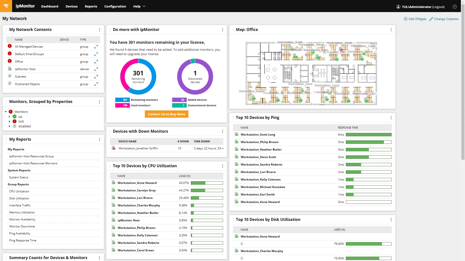 solarwinds network performance monitor requirements